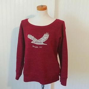 Wrangler | Colorado red wide-neck sweatshirt